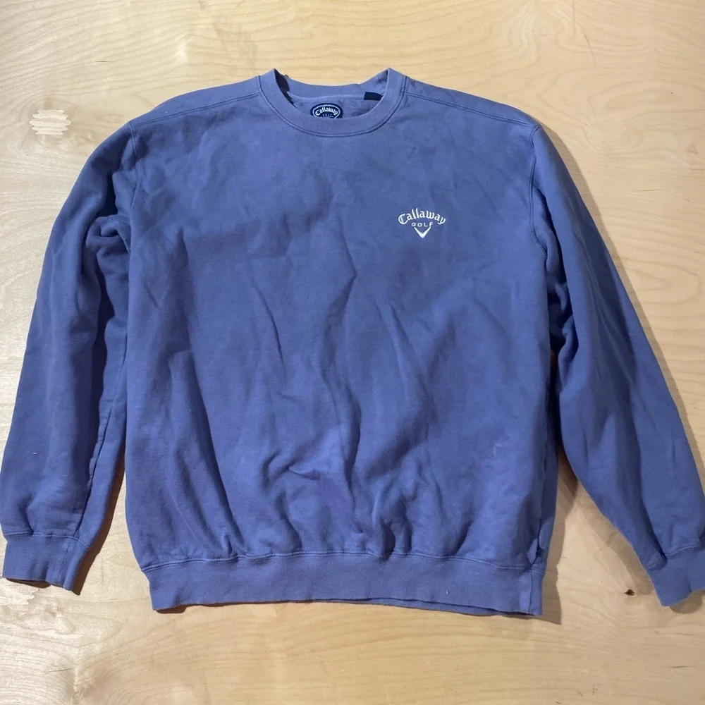 Callaway Golf Men's Blue Sweatshirt Large (PQ)